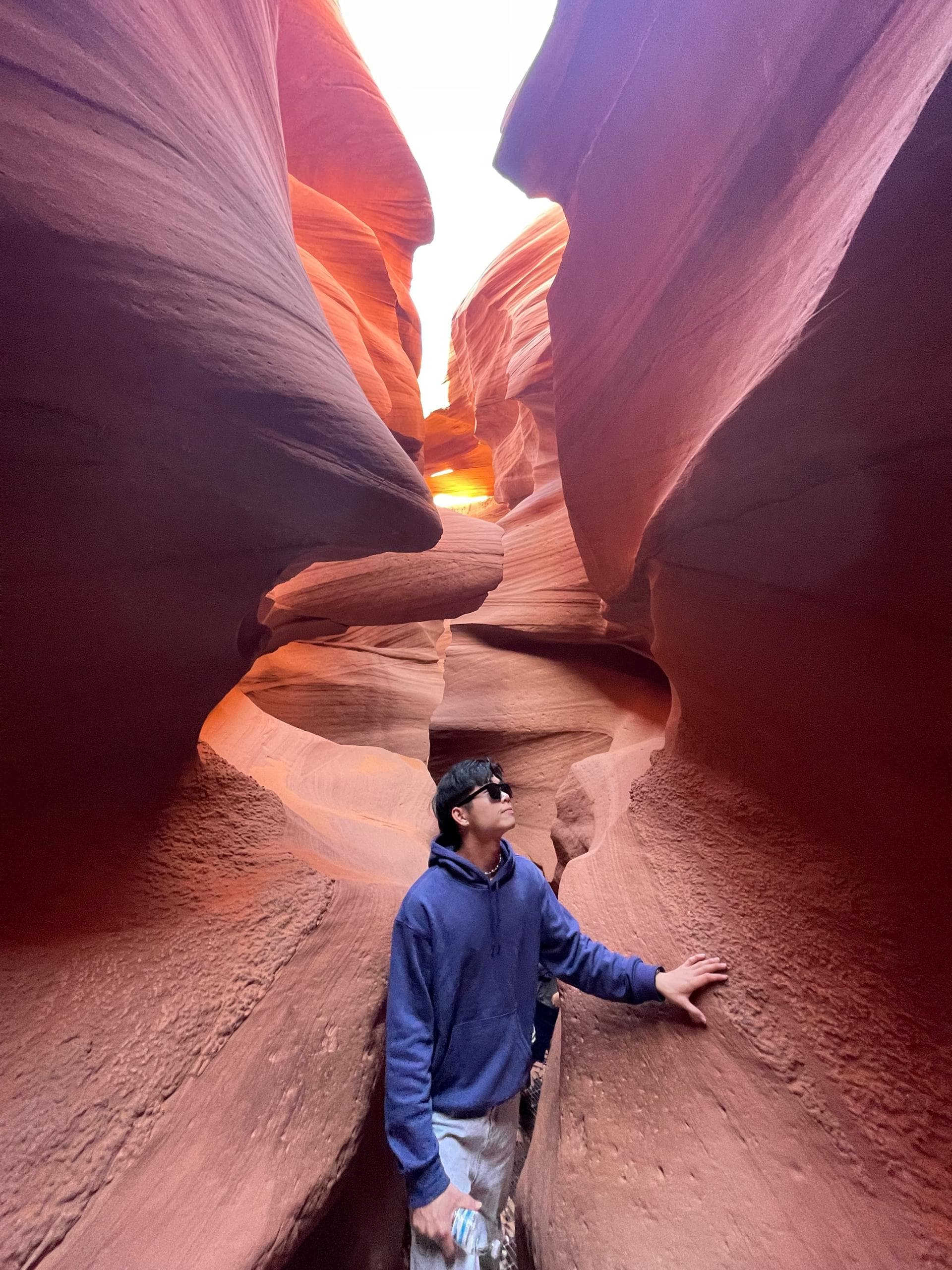 Aaron Chew at Antelope Canyon in the United States